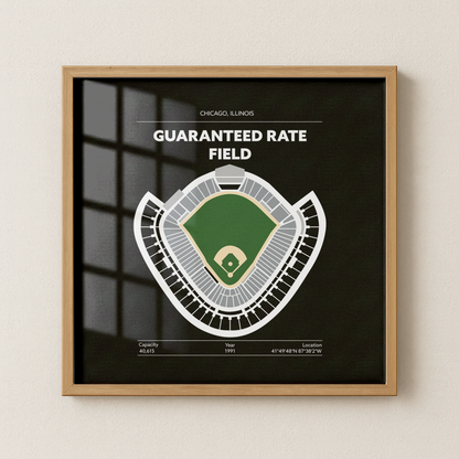 Guaranteed Rate Field Stadium - Green Field Dark