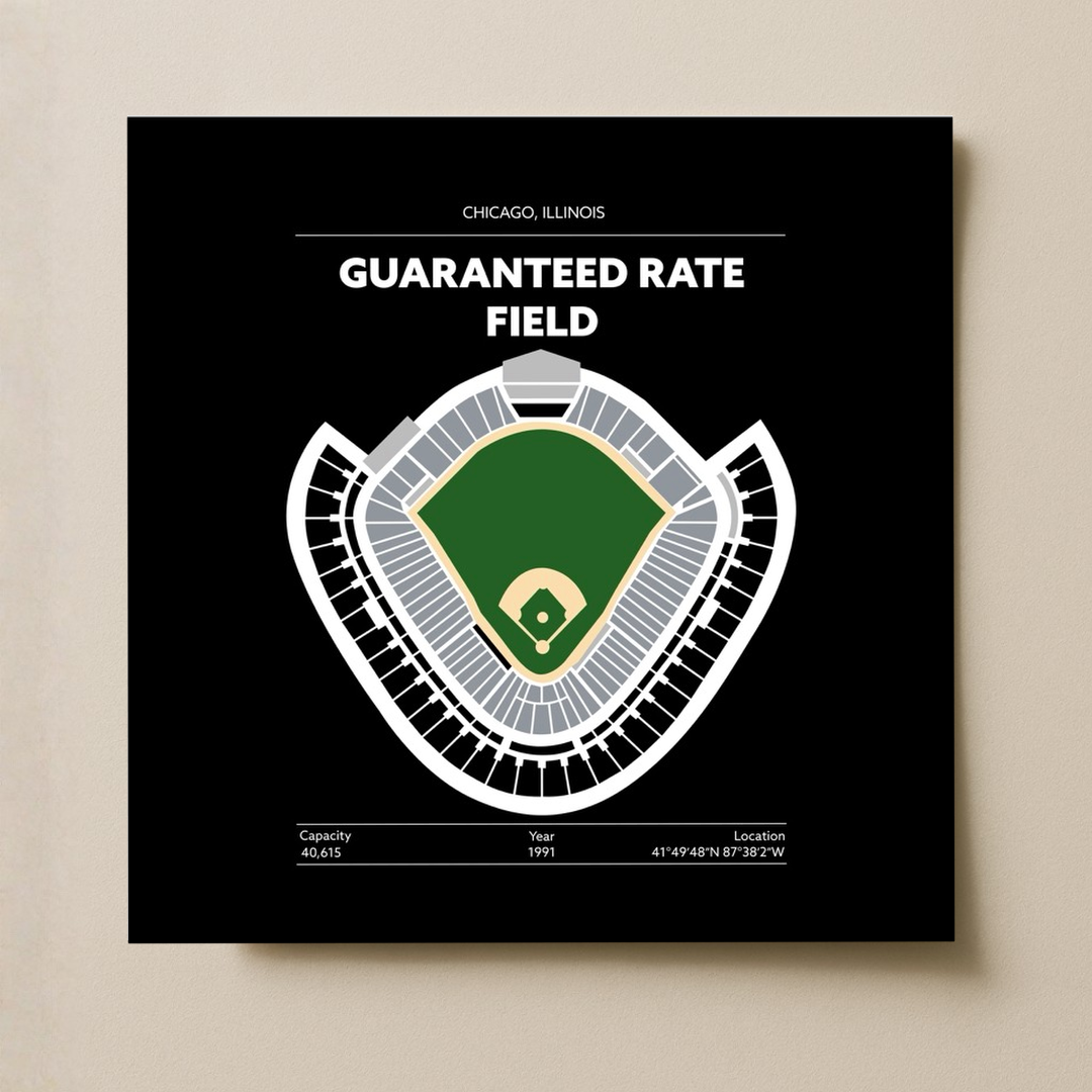 Guaranteed Rate Field Stadium - Green Field Dark