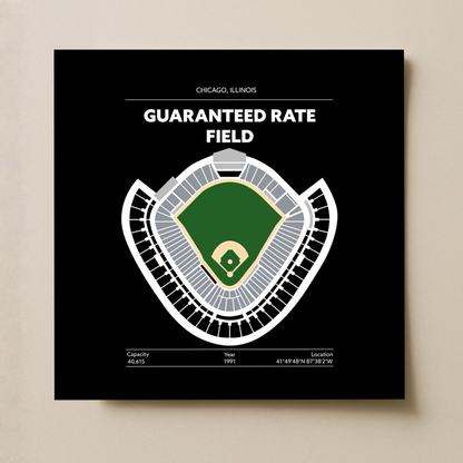 Guaranteed Rate Field Stadium - Green Field Dark