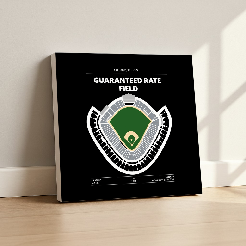 Guaranteed Rate Field Stadium - Green Field Dark