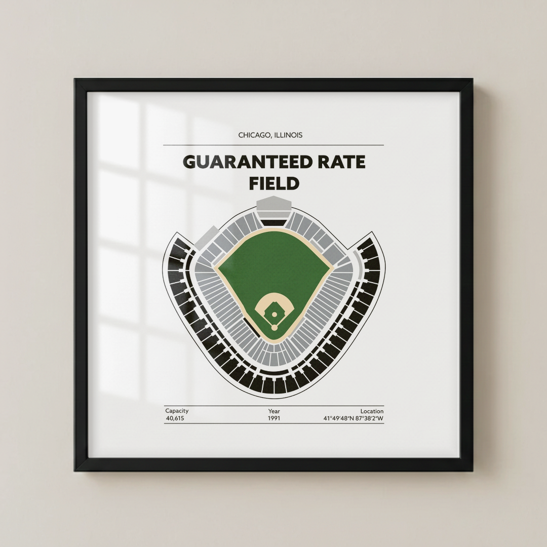 Guaranteed Rate Field Stadium - Green Field Light