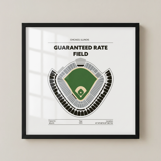 Guaranteed Rate Field Stadium - Green Field Light