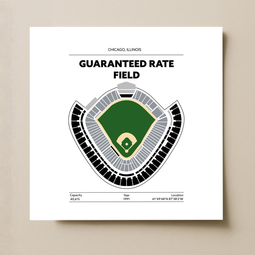 Guaranteed Rate Field Stadium - Green Field Light