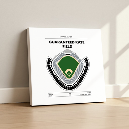 Guaranteed Rate Field Stadium - Green Field Light