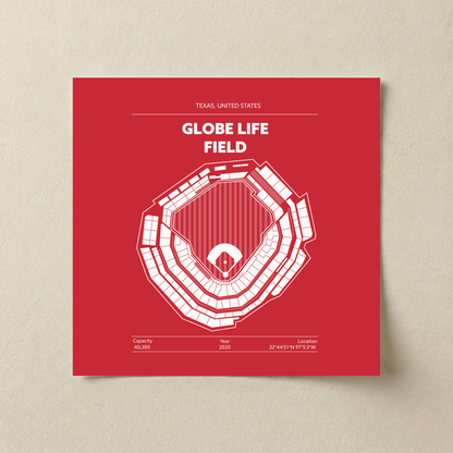 GLOBE LIFE FIELD STADIUM Signature - Detailed