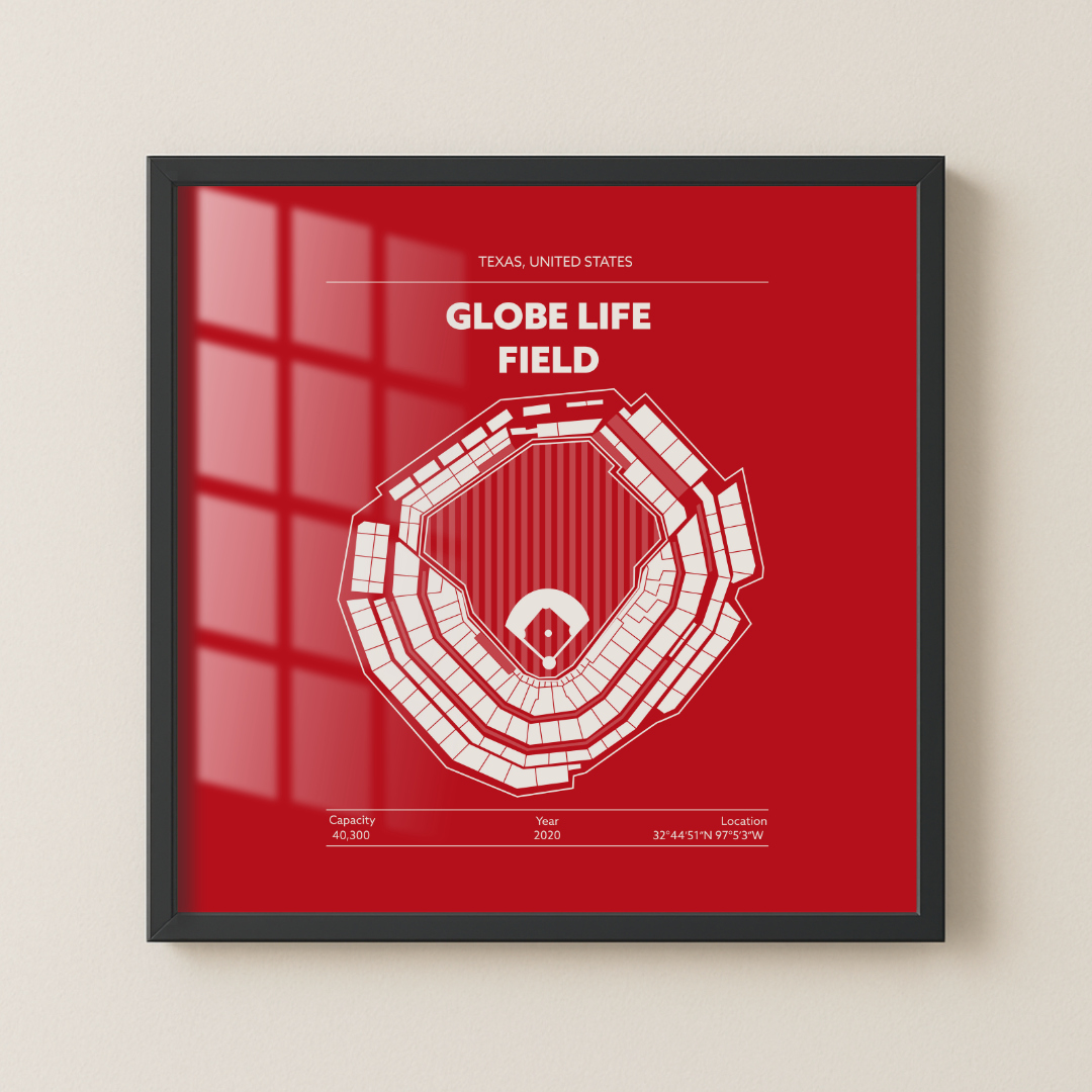 GLOBE LIFE FIELD STADIUM Signature - Detailed