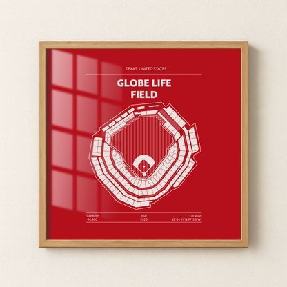 GLOBE LIFE FIELD STADIUM Signature - Detailed