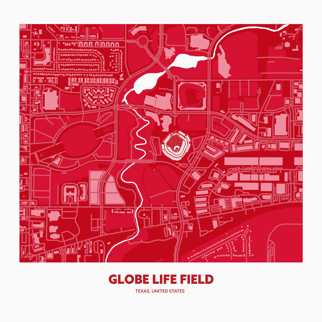 GLOBE LIFE FIELD STADIUM Aerial - Minimal