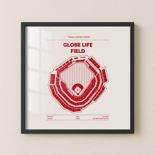 GLOBE LIFE FIELD STADIUM Signature - Minimal