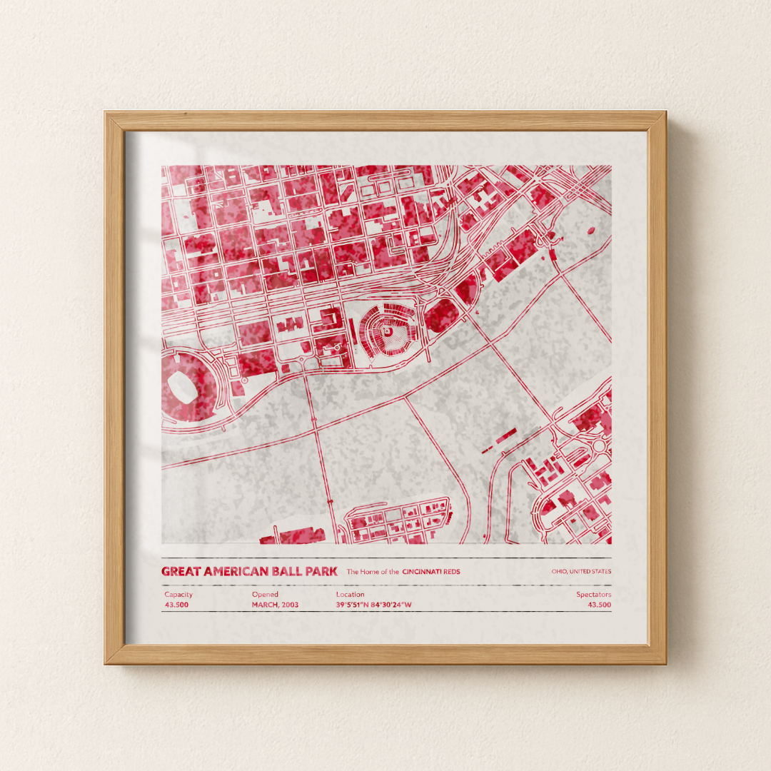 Great American Ball Park - Aerial Detailed