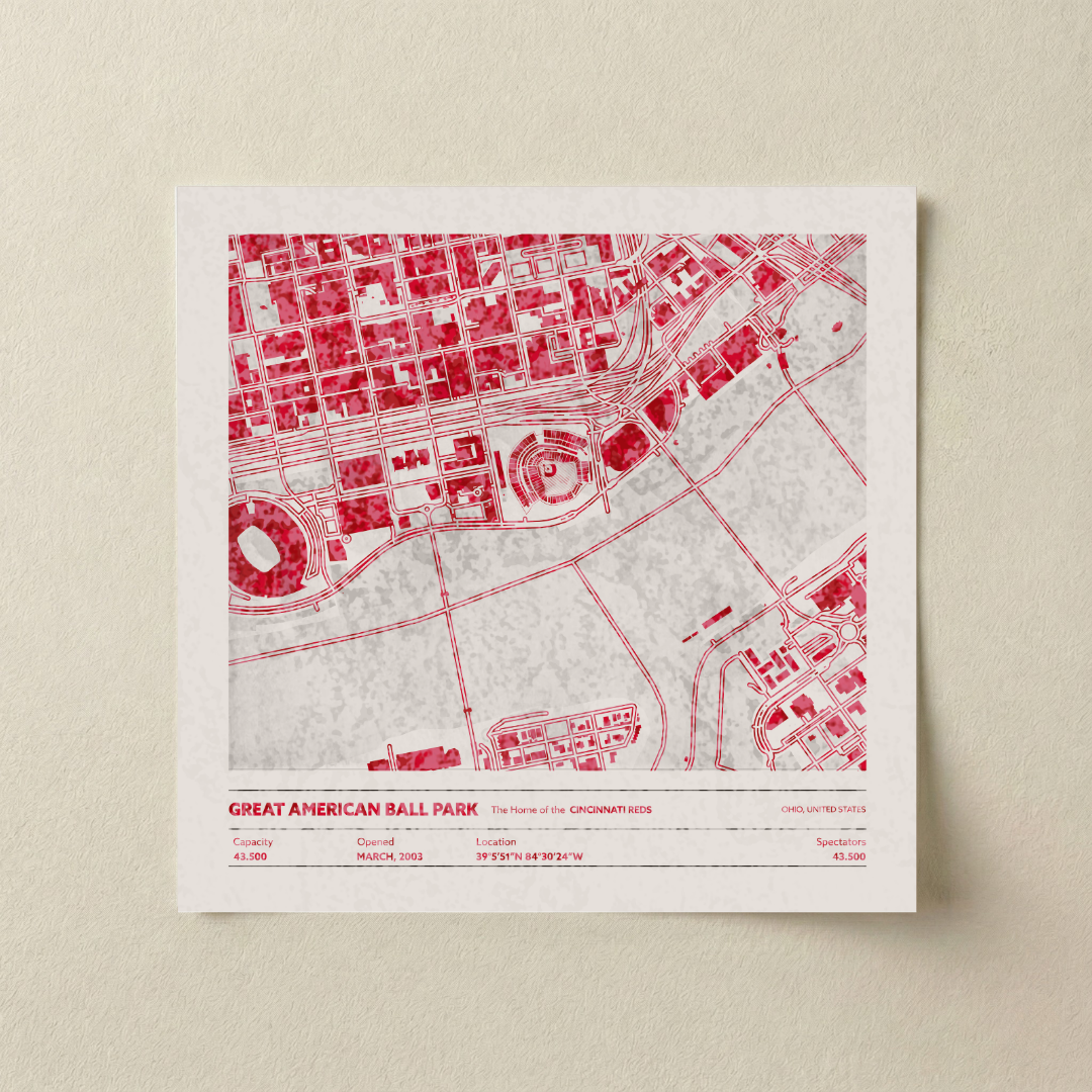 Great American Ball Park - Aerial Detailed