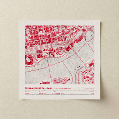 Great American Ball Park - Aerial Detailed