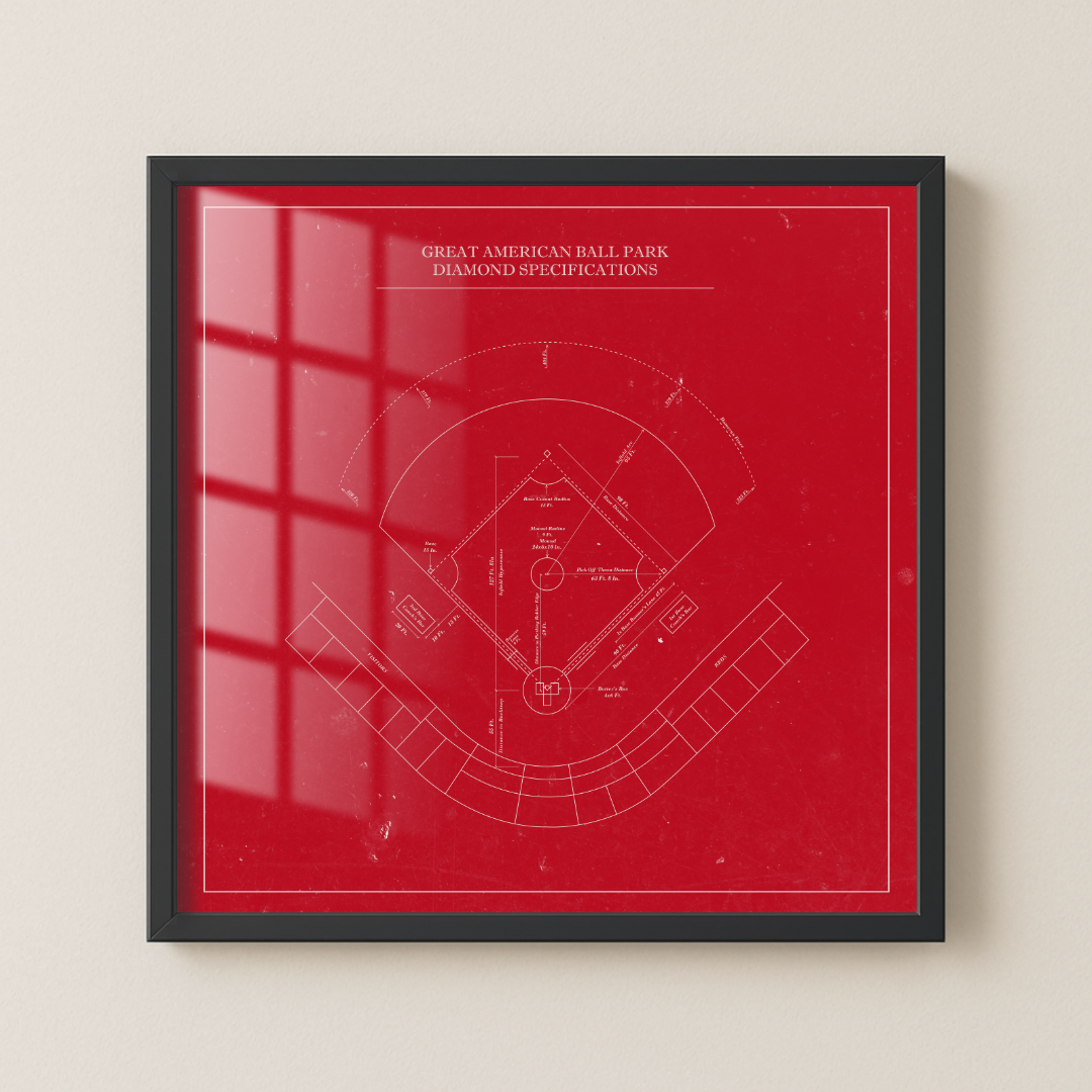 Great American Ball Park - Patent Art Minimal