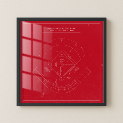 Great American Ball Park - Patent Art Minimal