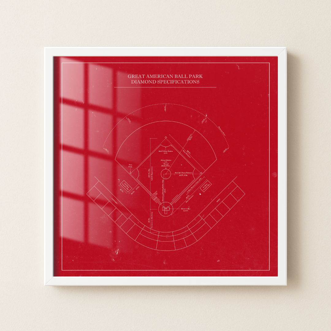 Great American Ball Park - Patent Art Minimal