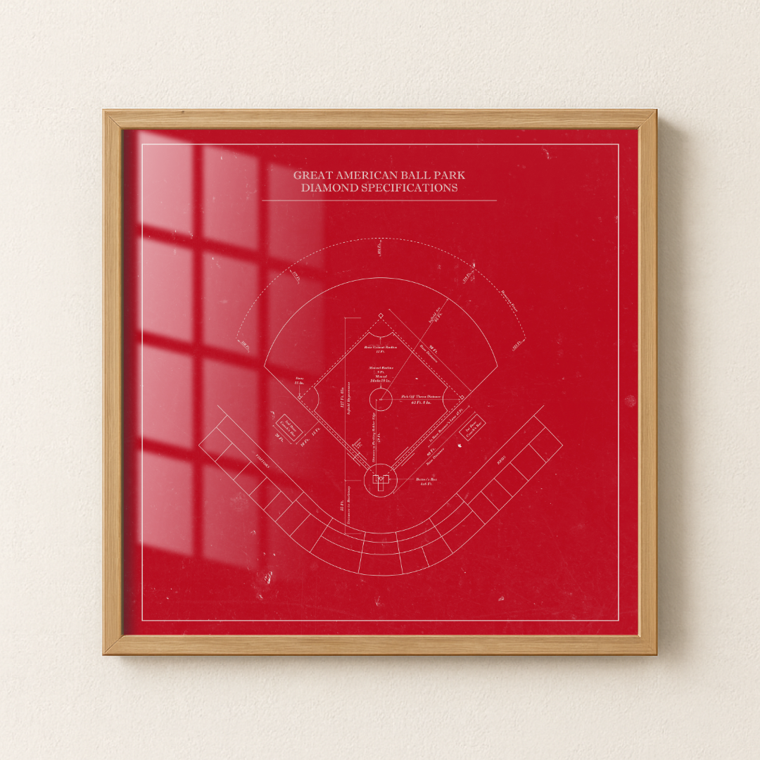 Great American Ball Park - Patent Art Minimal