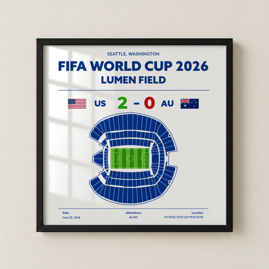 USvsAU - World Cup Soccer Poster