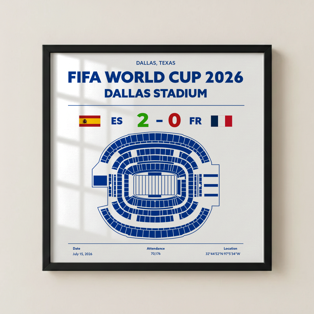 ESvsFR - World Cup Soccer Poster