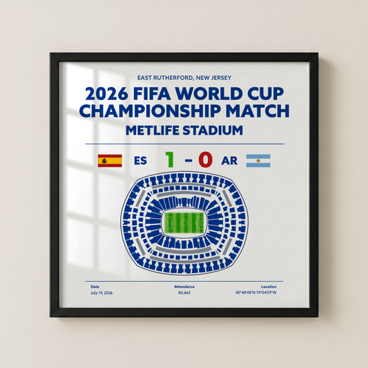 ESvsAR FINALS - World Cup Soccer Poster