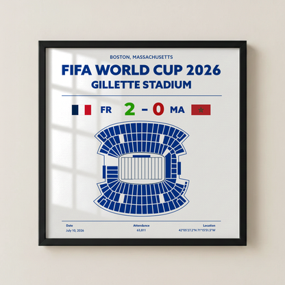 FRvsMA - World Cup Soccer Poster