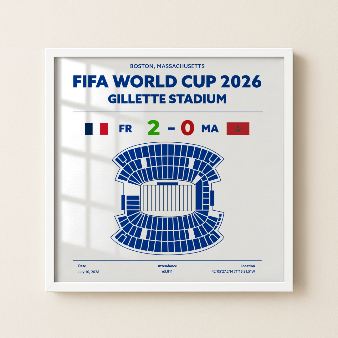 FRvsMA - World Cup Soccer Poster