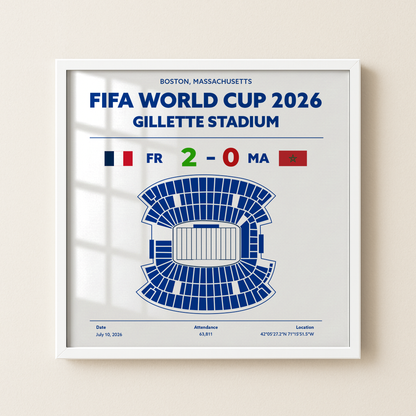 FRvsMA - World Cup Soccer Poster