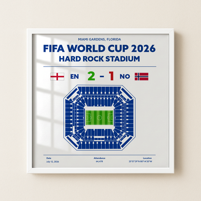 ENvsNO - World Cup Soccer Poster