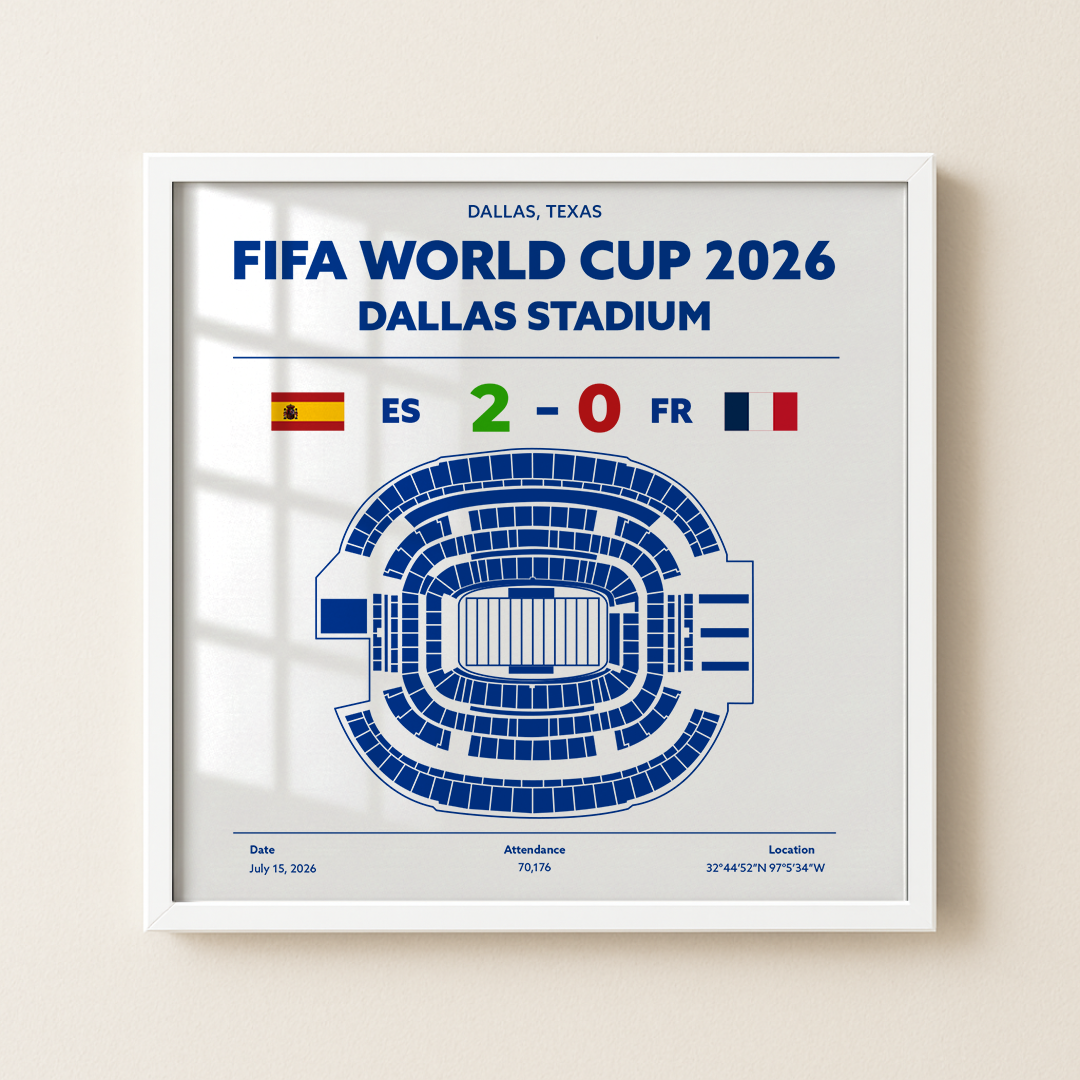ESvsFR - World Cup Soccer Poster