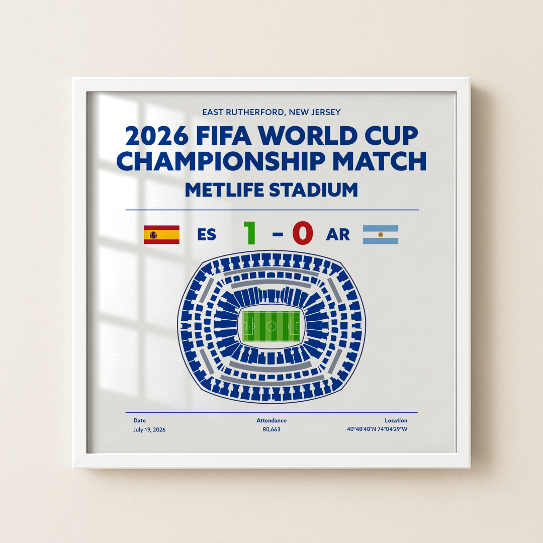 ESvsAR FINALS - World Cup Soccer Poster