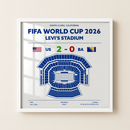 USvsBA - World Cup Soccer Poster