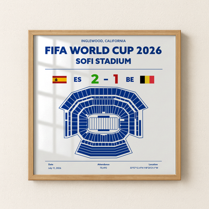 ESvsBE - World Cup Soccer Poster