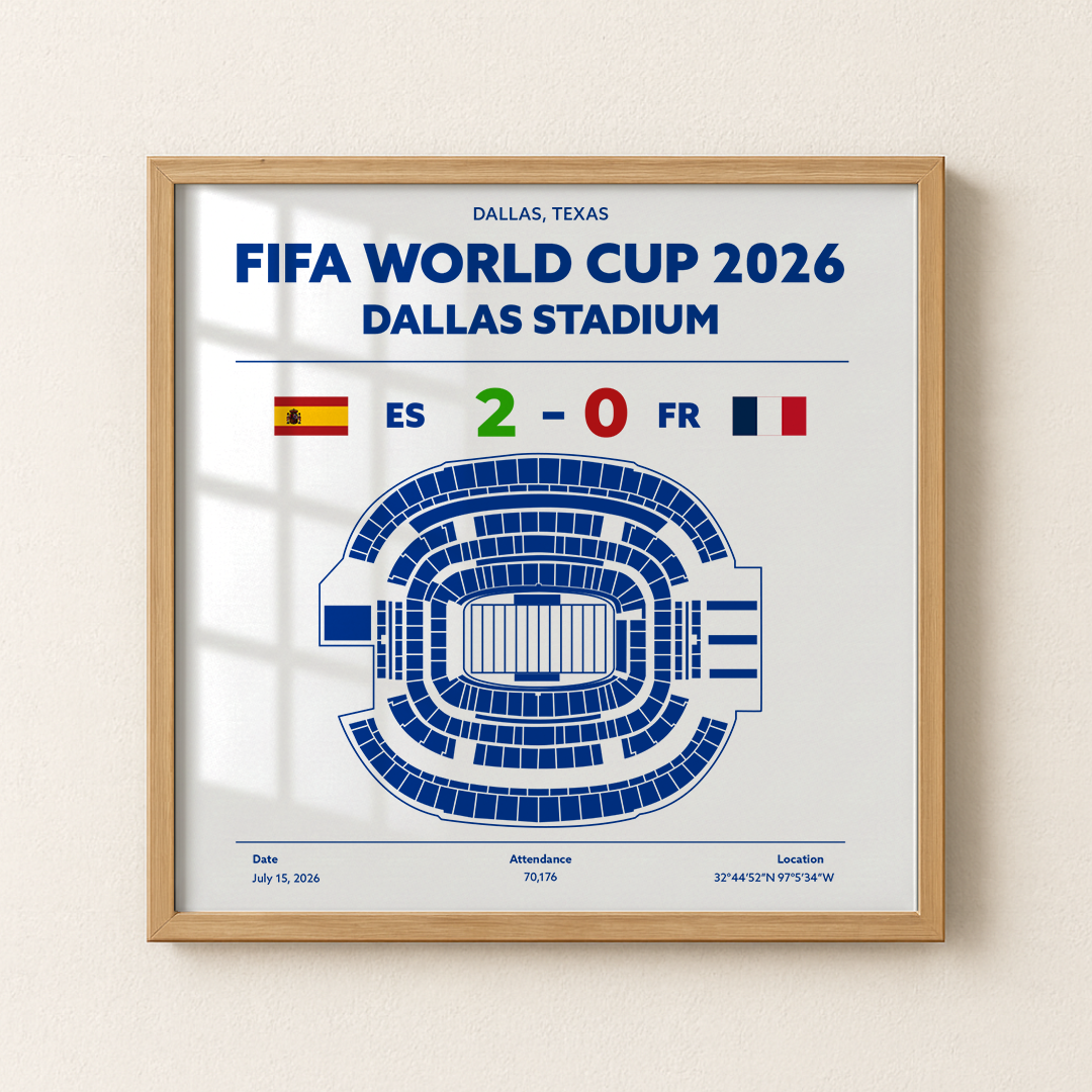ESvsFR - World Cup Soccer Poster