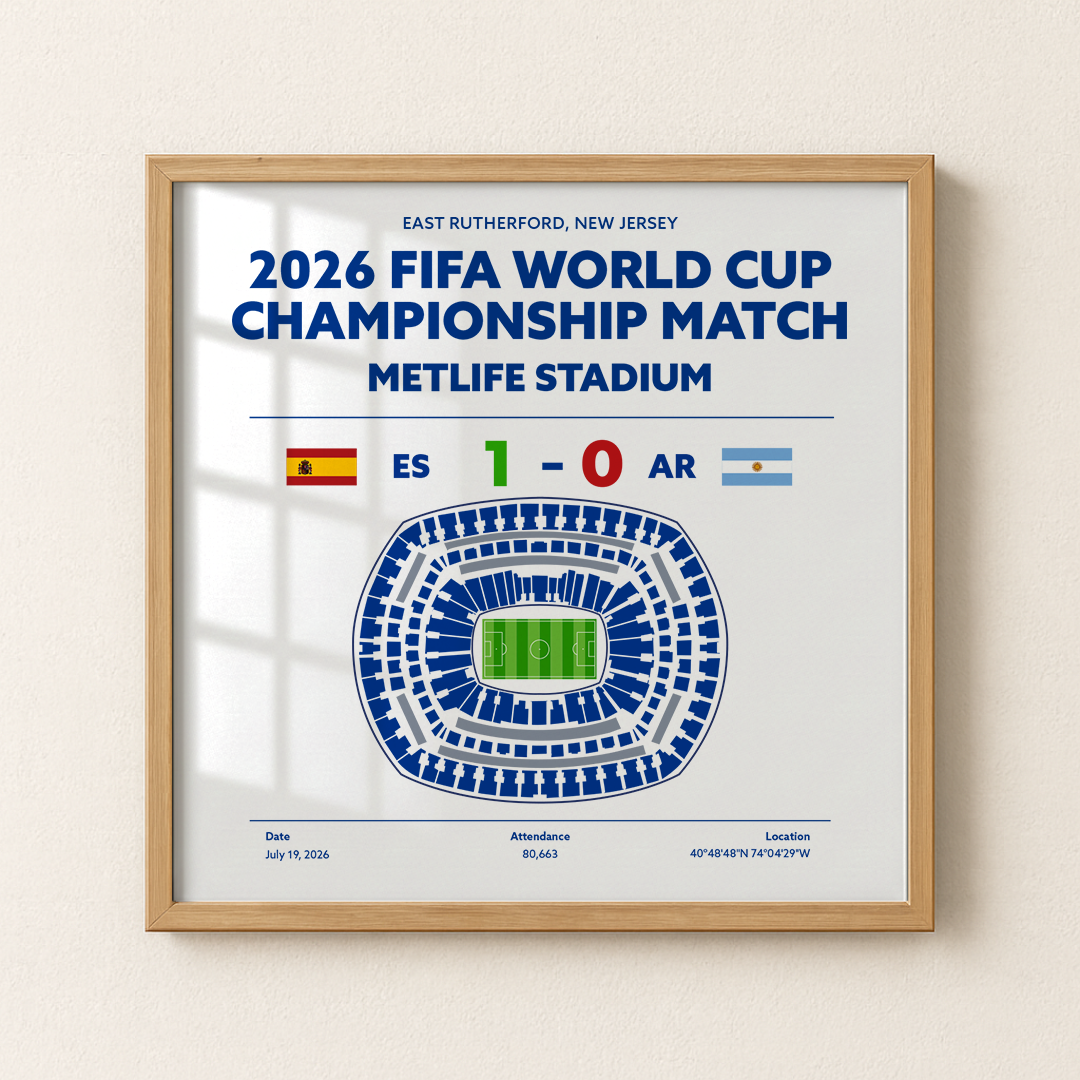 ESvsAR FINALS - World Cup Soccer Poster