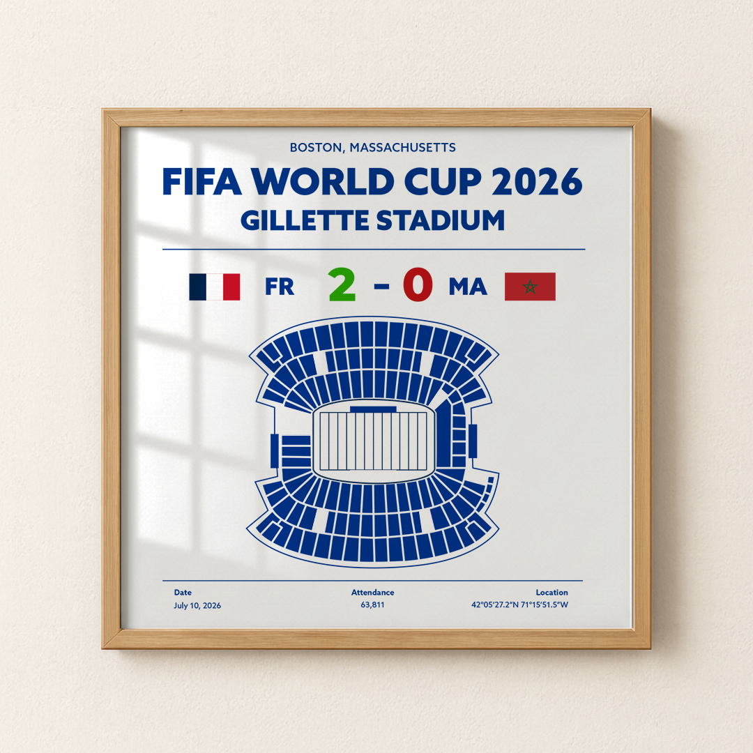 FRvsMA - World Cup Soccer Poster
