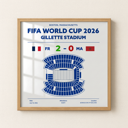 FRvsMA - World Cup Soccer Poster