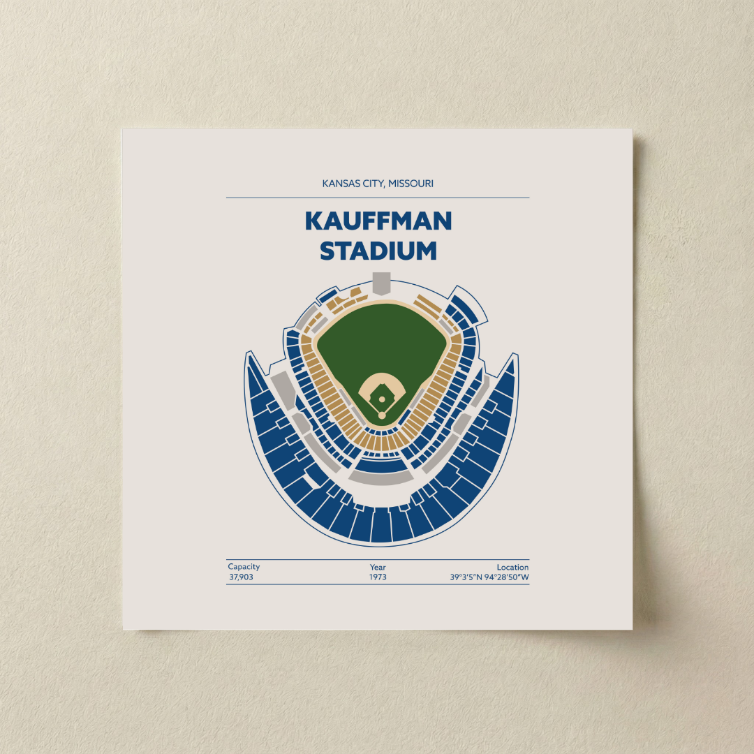 Kauffman Stadium - Signature Minimal