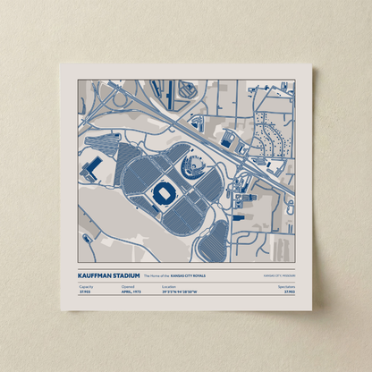 Kauffman Stadium - Aerial Detailed