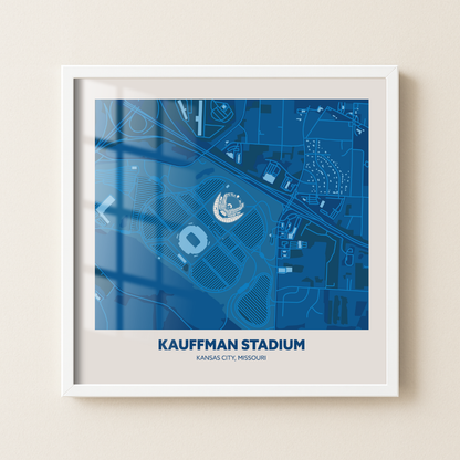 Kauffman Stadium - Aerial Minimal