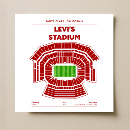 Levi's Soccer Stadium - Green Field Light