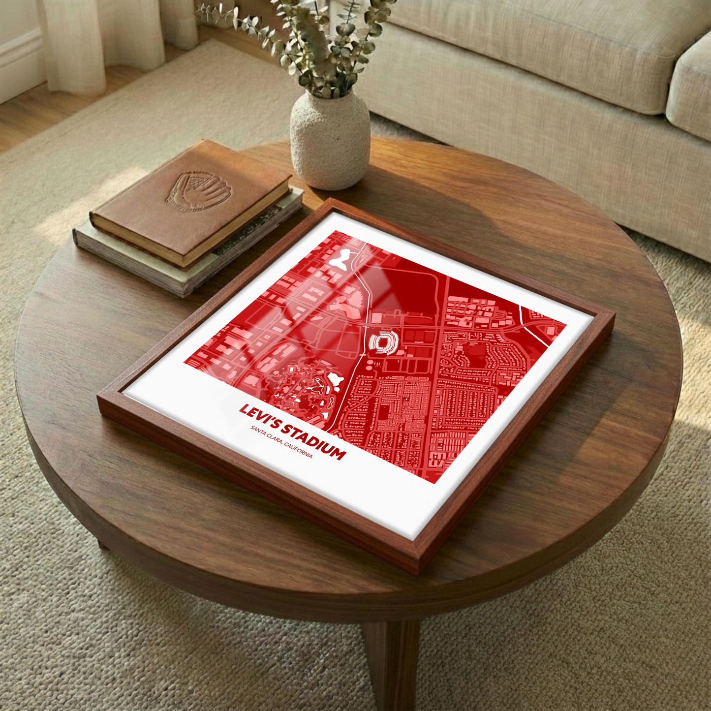 Levi's Soccer Stadium - City Map Dark