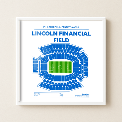 Lincoln Financial Field Soccer Stadium - Green Field Light