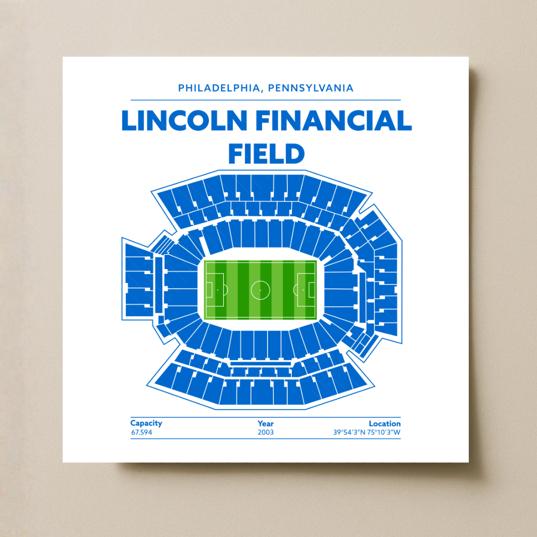 Lincoln Financial Field Soccer Stadium - Green Field Light