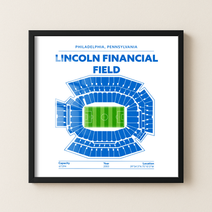 Lincoln Financial Field Soccer Stadium - Green Field Light