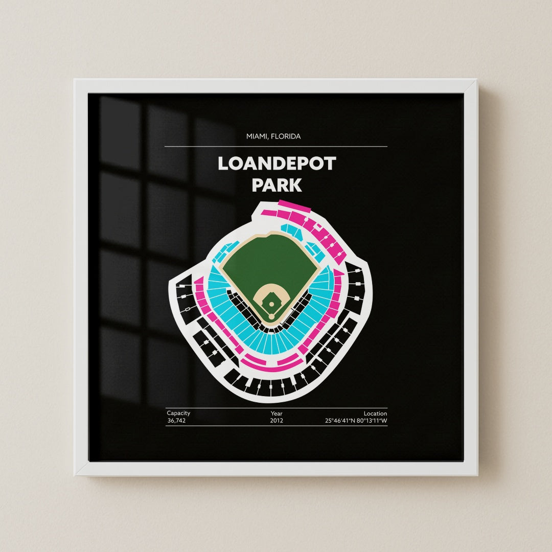 Loandepot Park Stadium - City Connect Green Field Dark