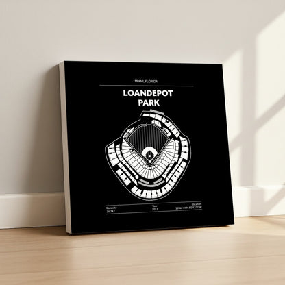 Loandepot Park Stadium - Classic Dark