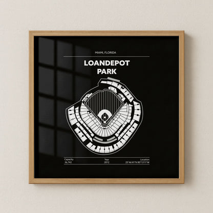 Loandepot Park Stadium - Classic Dark