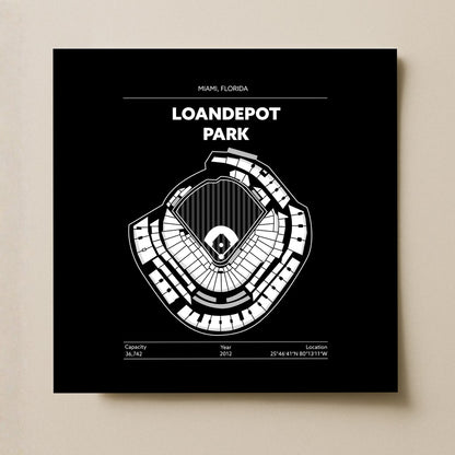Loandepot Park Stadium - Classic Dark