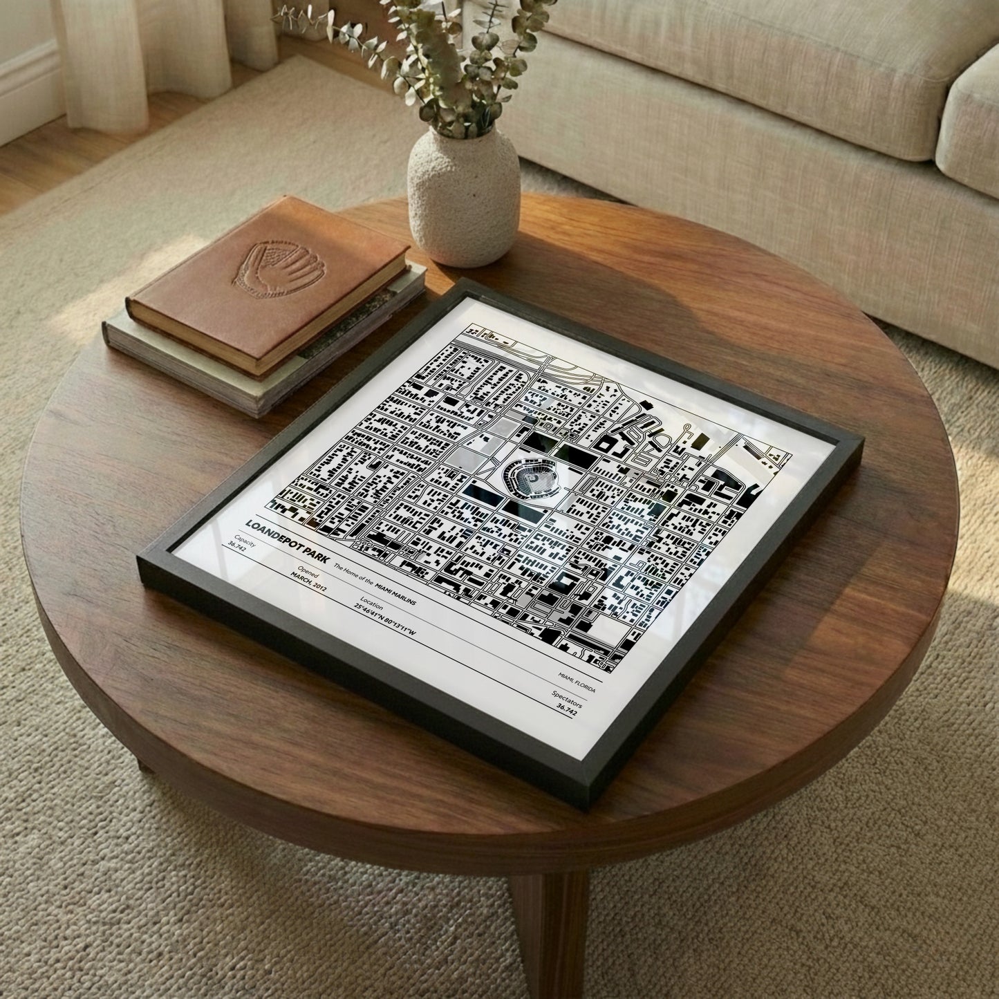 Loandepot Park Stadium - City Map Light