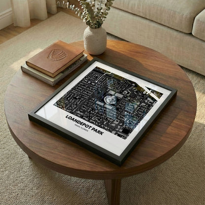 Loandepot Park Stadium - City Map Dark