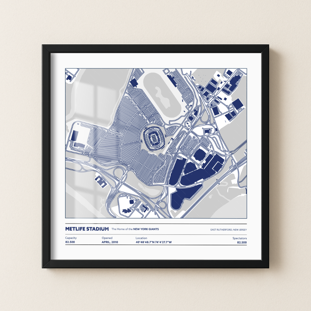 Metlife Soccer Stadium - City Map Light